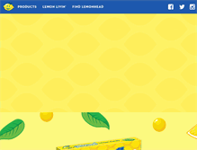Tablet Screenshot of lemonhead.com